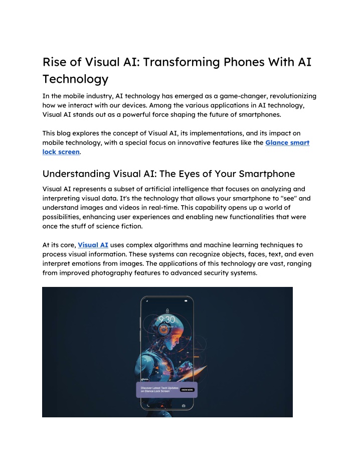 rise of visual ai transforming phones with n.w