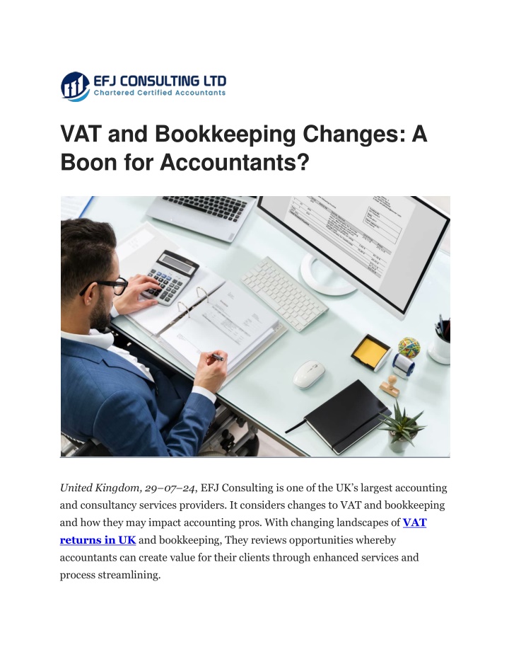 vat and bookkeeping changes a boon for accountants n.w