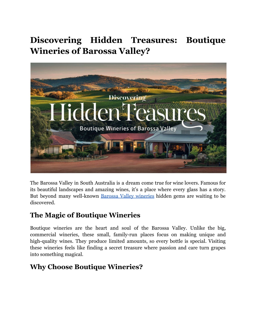 discovering wineries of barossa valley l.w