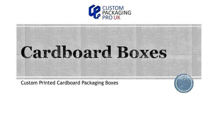 Cardboard Boxes