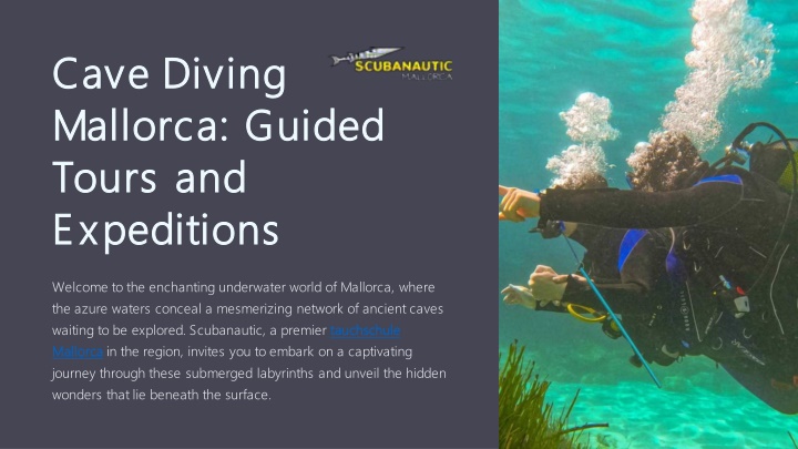 cave diving cave diving mallorca guided mallorca n.w