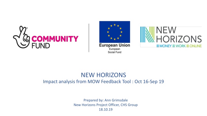 Impact Analysis of New Horizons Project: Oct 16 - Sep 19