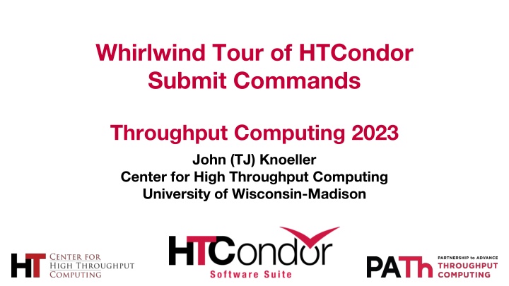 HTCondor Submit Commands Overview