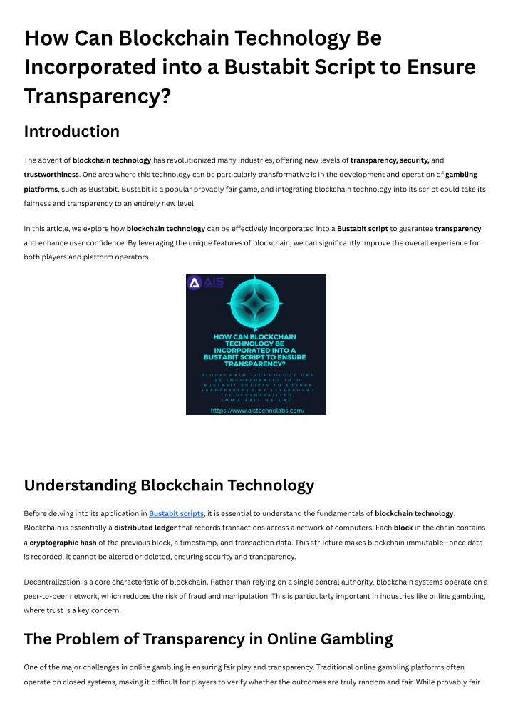 how can blockchain technology be incorporated n.w
