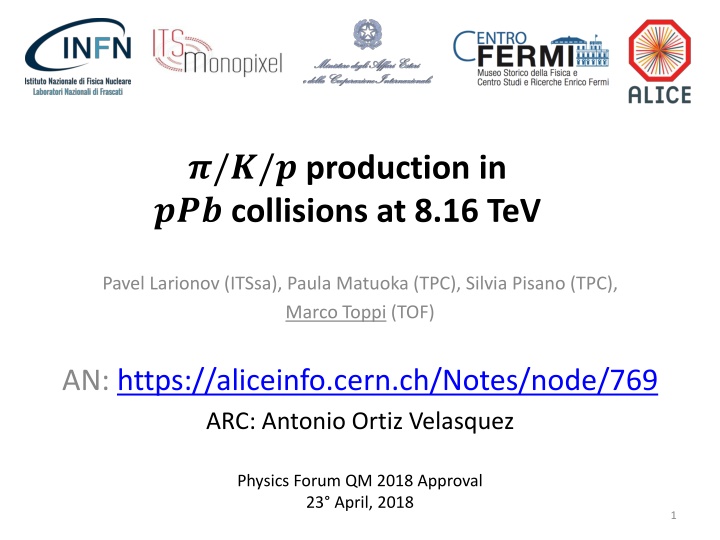 Production in Collisions at 8-16 TeV: Analysis Overview