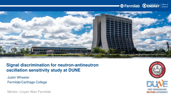 Neutron-Antineutron Oscillation Sensitivity Study at DUNE