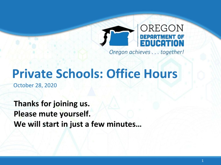 Private Schools: CARES Act Equitable Services Overview