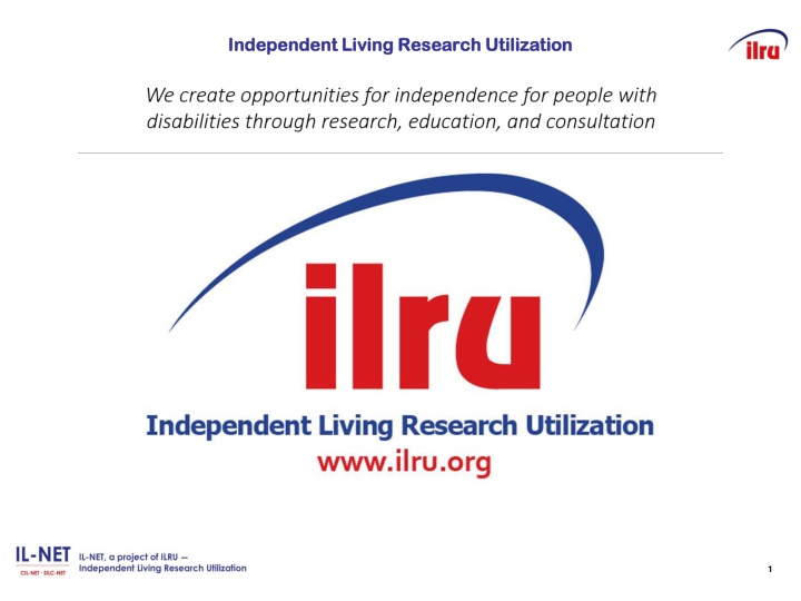 Promoting Inclusivity and Accessibility in Independent Living Research Utilization