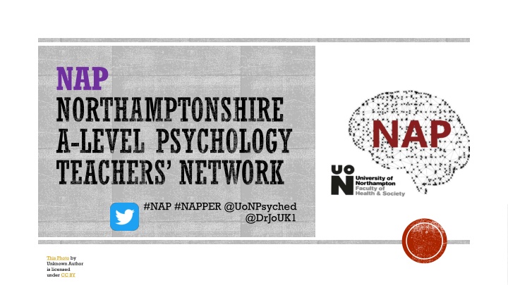 Exciting Opportunities in Psychology Education Network - NAP Northamptonshire