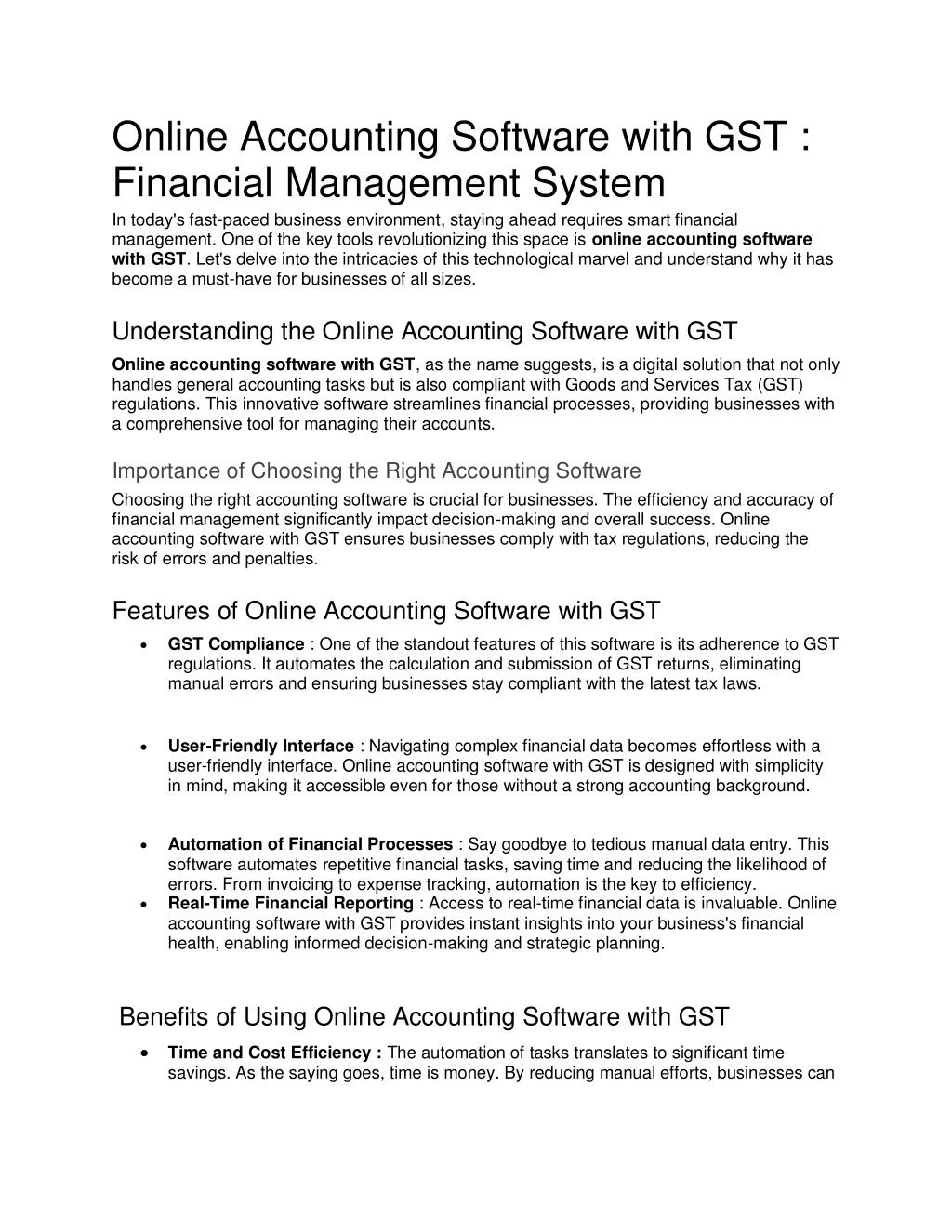 online accounting software with gst financial n.