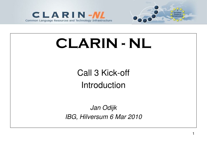 Overview of CLARIN-NL Call 3 Projects and Developments