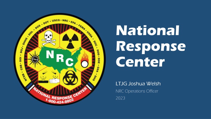 National Response Center Operations Overview