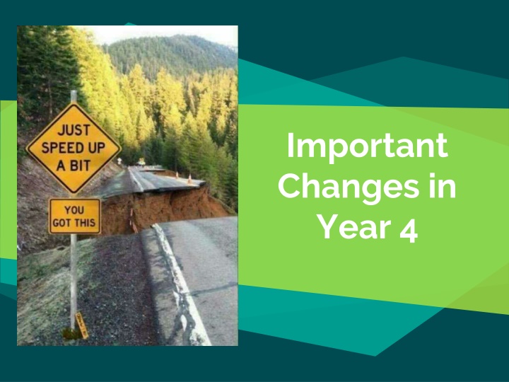 Important Changes and Guidelines in Year 4 Program