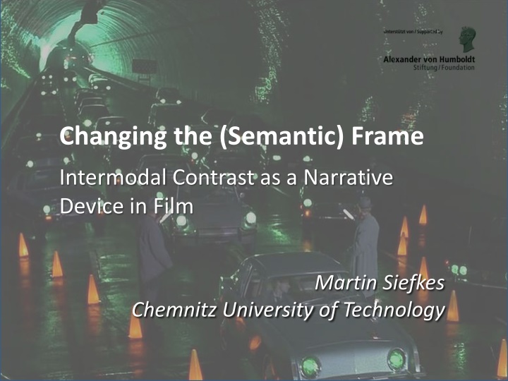 Intermodal Contrast: A Narrative Device in Film