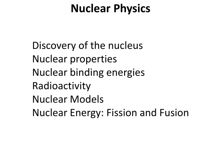 Unveiling the Fascinating World of Nuclear Physics