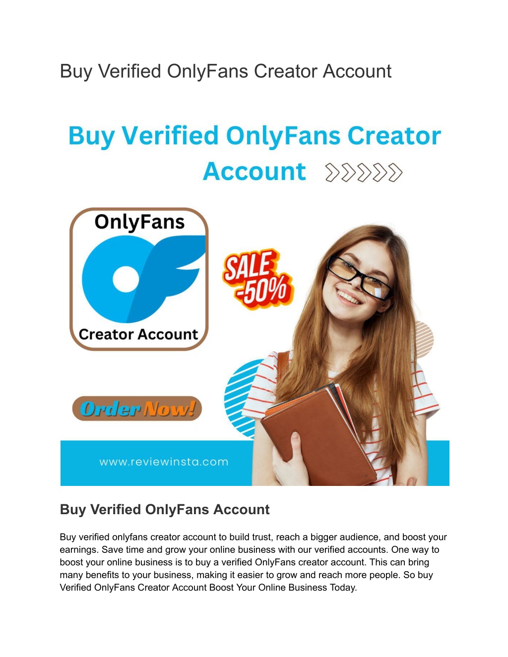 buy verified onlyfans creator account l.w