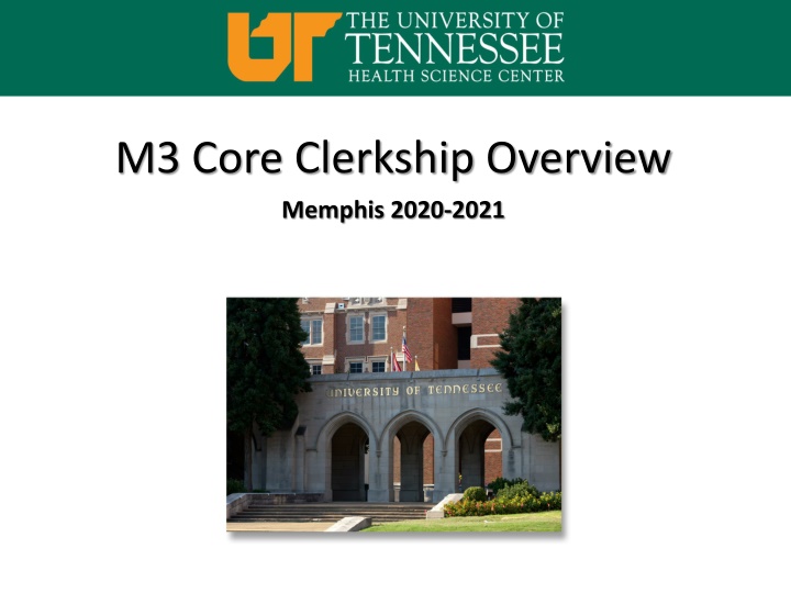 Medical Clerkships Overview in Memphis 2020-2021