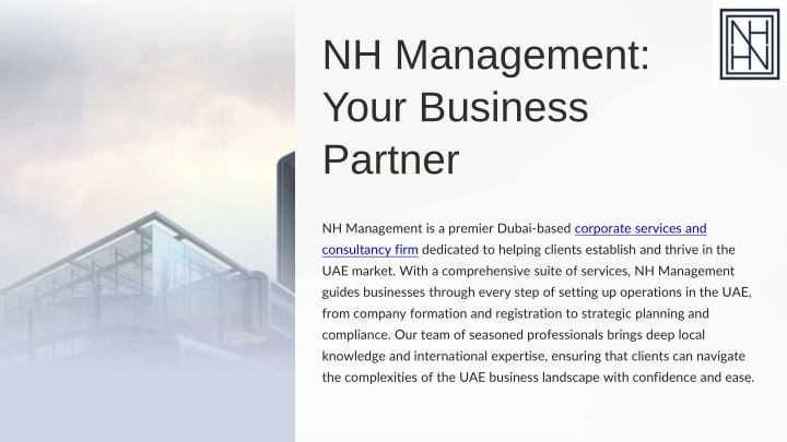 NH Management: Your Trusted Business Partner for Comprehensive Solutions