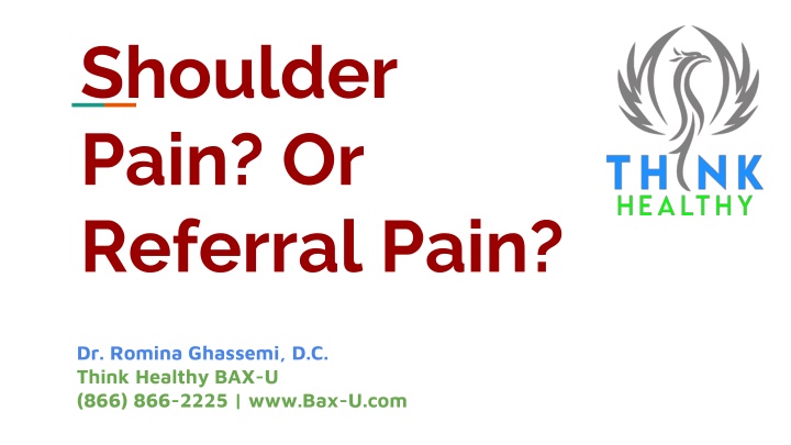 Shoulder Pain: Causes, Symptoms, and Treatment Options