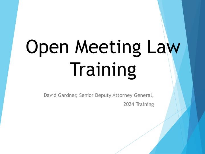 Nevada's Open Meeting Law