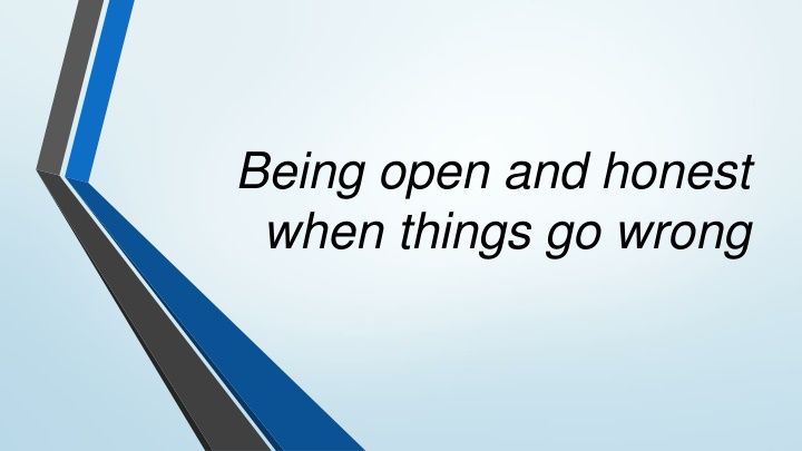 Importance of Openness and Honesty in Healthcare Professions