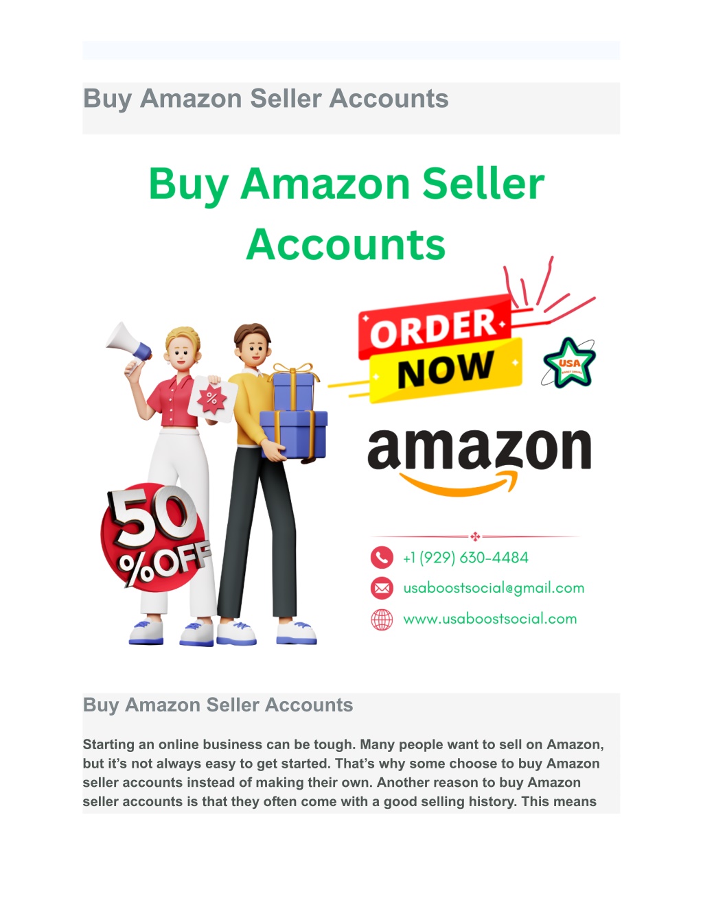 buy amazon seller accounts l.w