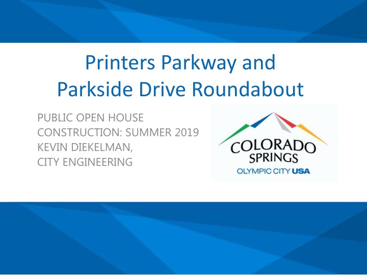 Enhancing Safety Through the Printers Parkway and Parkside Drive Roundabout Project