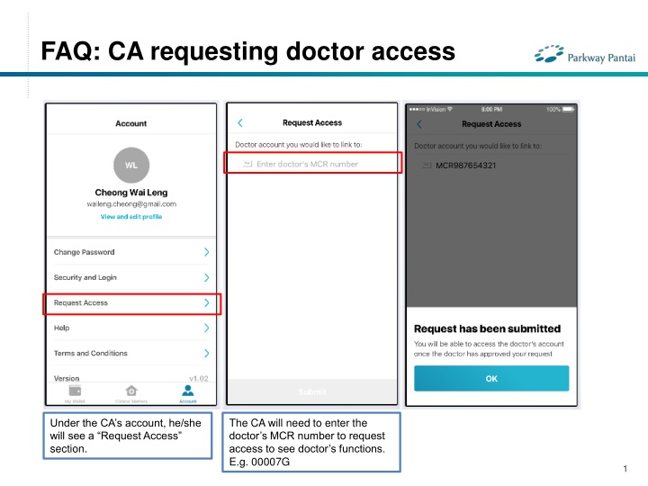 FAQs for Doctor and Clinical Assistant (CA) Account Access Management