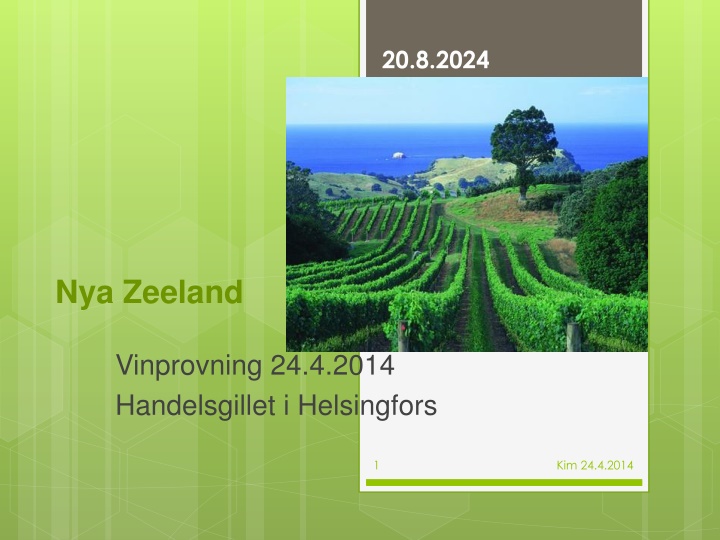 Saint Clair Wine Tasting Experience in New Zealand - 20.8.2024
