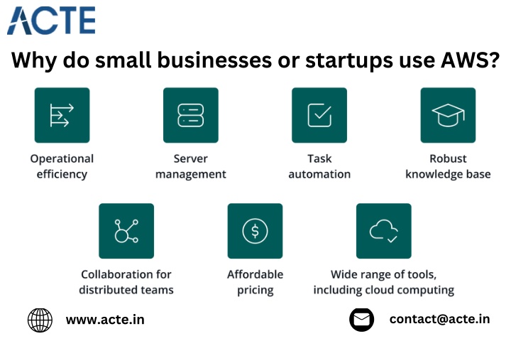 why do small businesses or startups use aws n.w