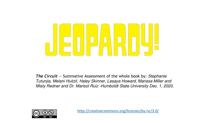 The Circuit: Summative Assessment Highlights