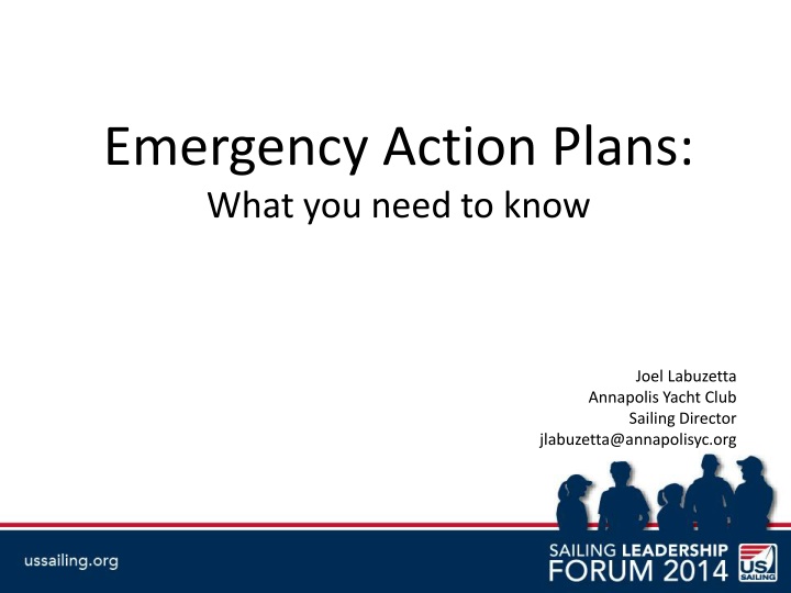 Annapolis Yacht Club - Safety and Emergency Action Plans
