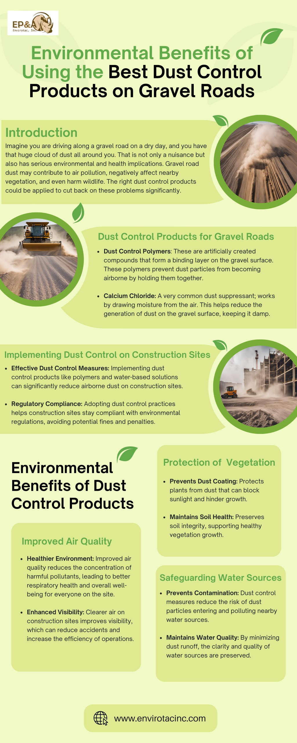 environmental benefits of using the best dust l.w