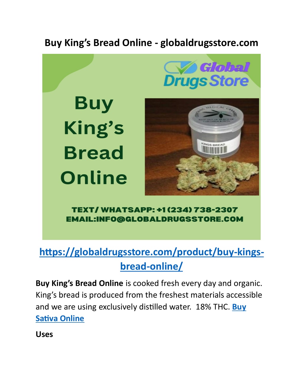 buy king s bread online globaldrugsstore com l.w