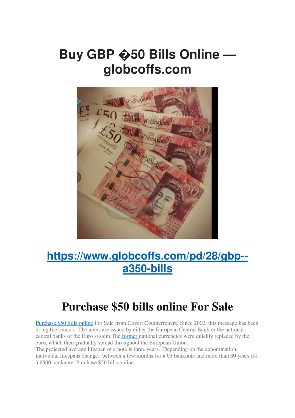 buy gbp 50 bills online globcoffs com n.