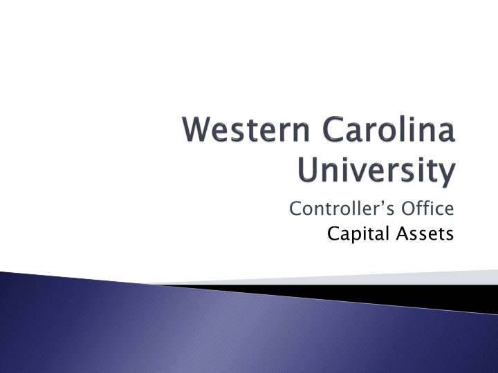 University Fixed Asset Management Guidelines