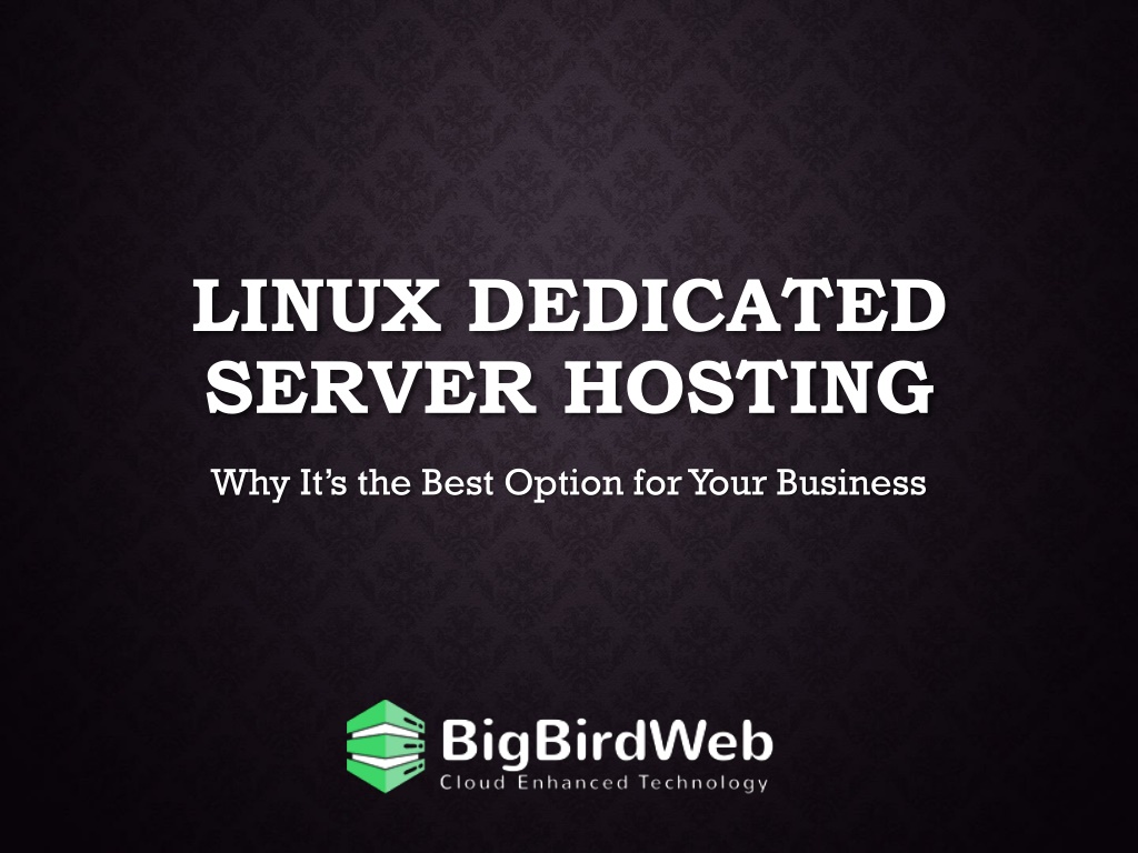 linux dedicated server hosting l.w