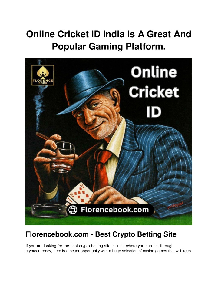 Online Cricket ID India Is A Great And Popular Gaming Platform