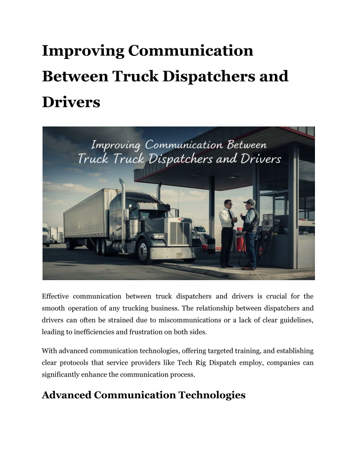 improving communication n.w
