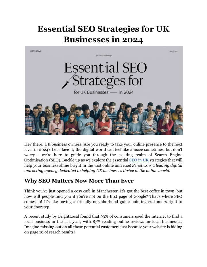 essential seo strategies for uk businesses in 2024 n.w