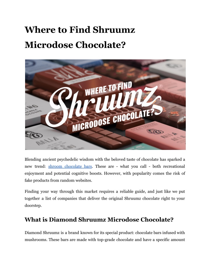 where to find shruumz n.w