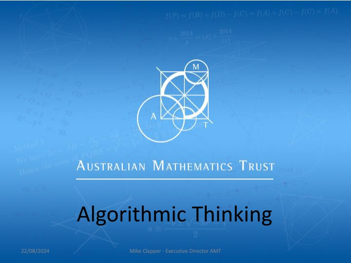 Algorithmic Thinking in Digital Systems