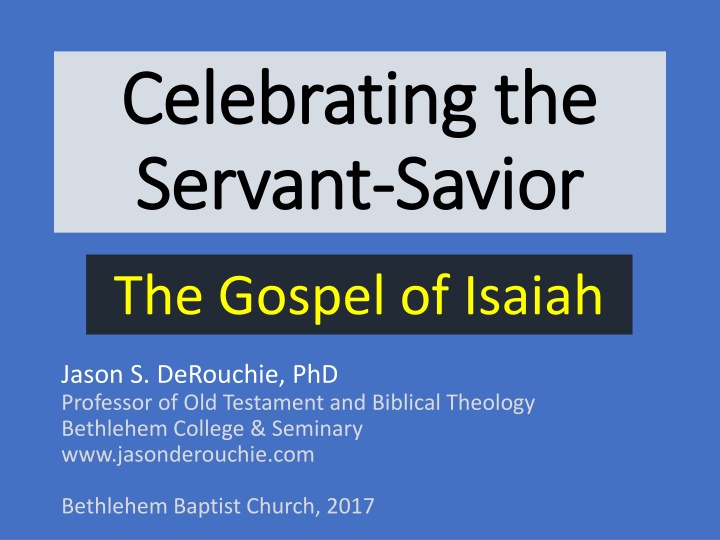 Exploring the Wisdom and Promise in Isaiah