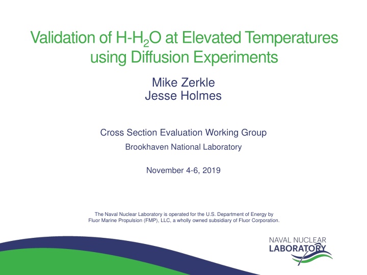 Calculation and Validation of Thermal Neutron Diffusion Length in Water at Elevated Temperatures