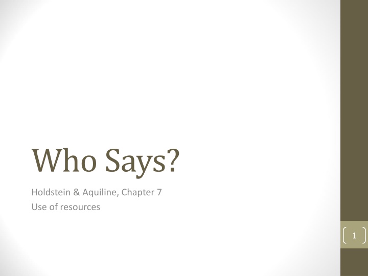 Effective Use of Sources in Academic Writing