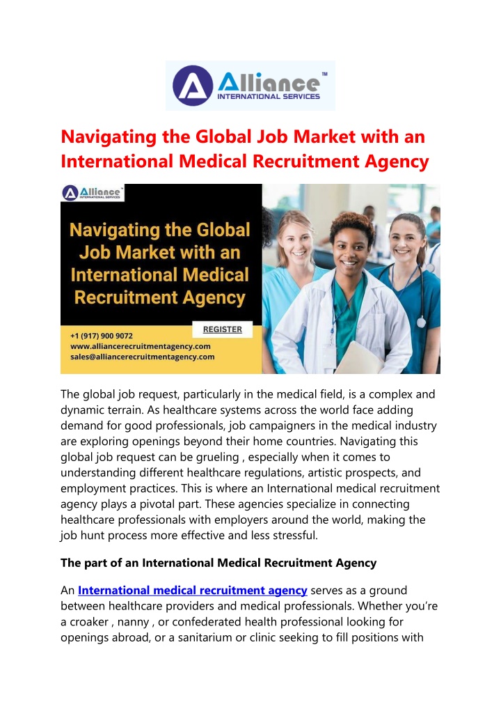 navigating the global job market with n.w