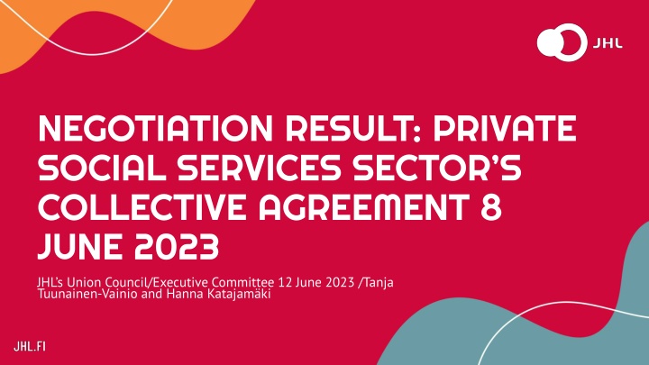 Private Social Services Sector Collective Agreement Summary 2023-2025