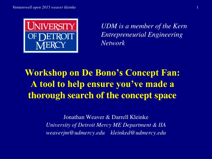 Enhancing Entrepreneurial Mindset in Engineering Education Workshop