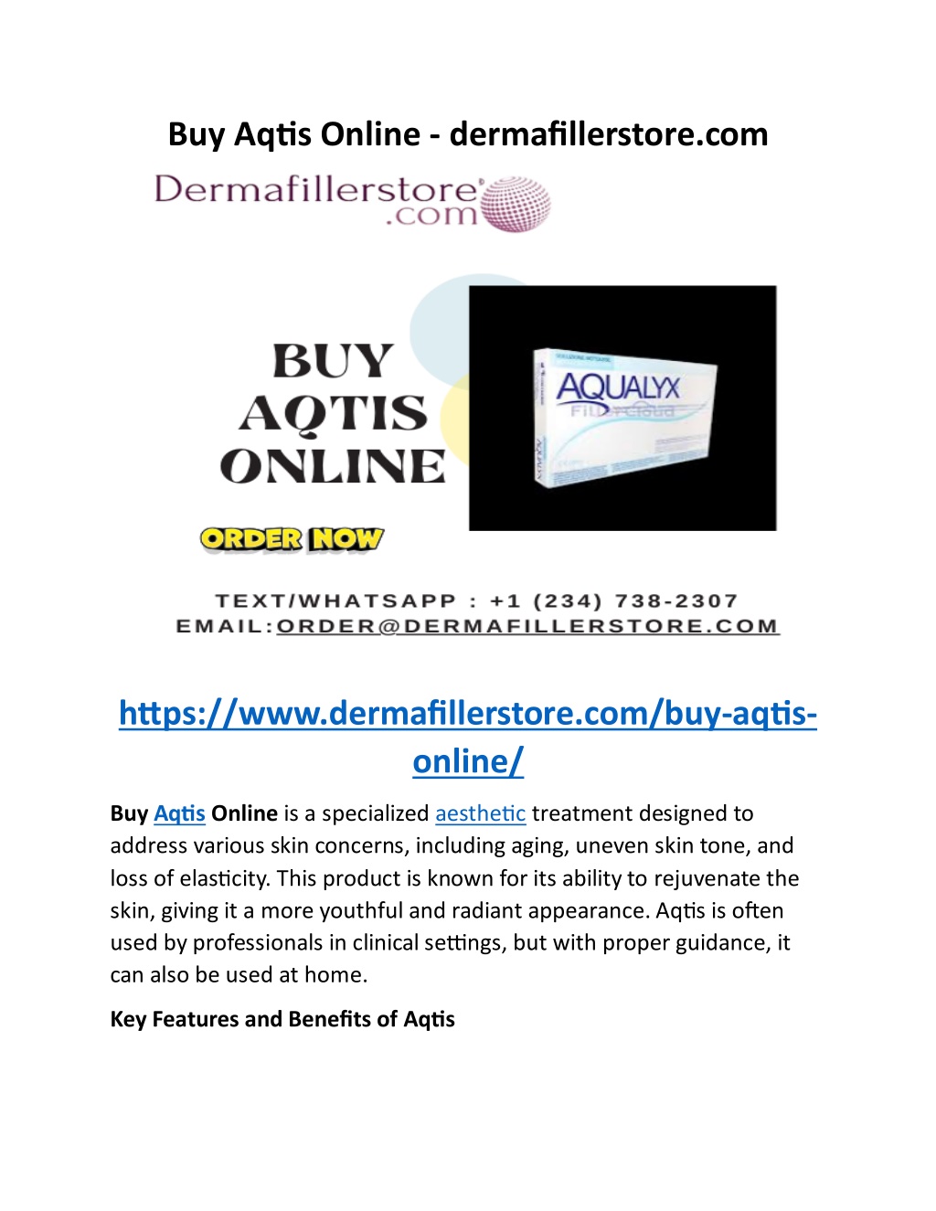 buy aqtis online dermafillerstore com l.w