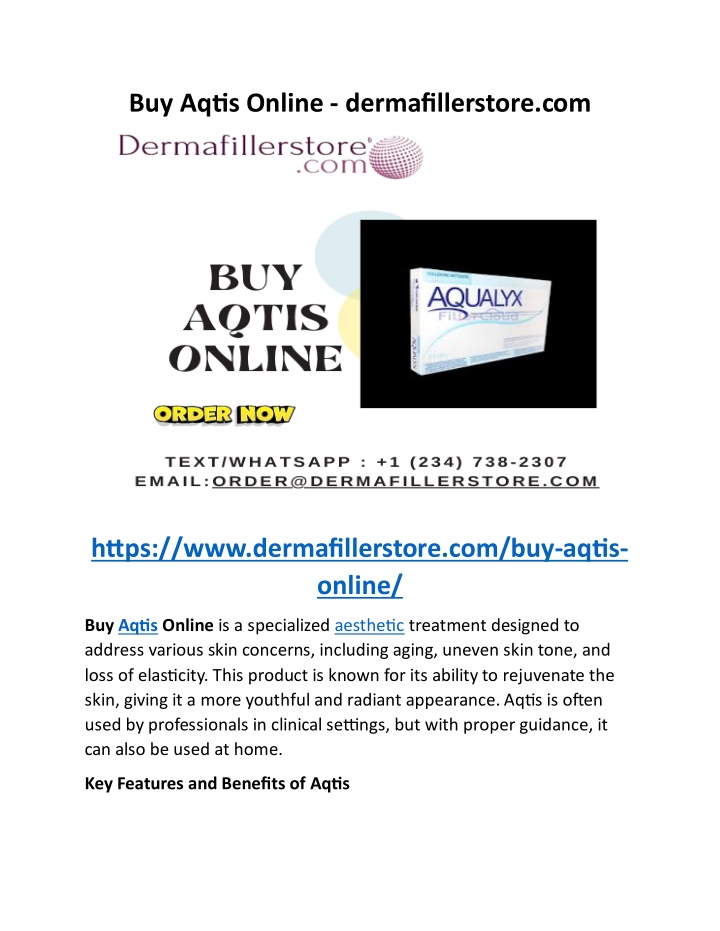 buy aqtis online dermafillerstore com n.w